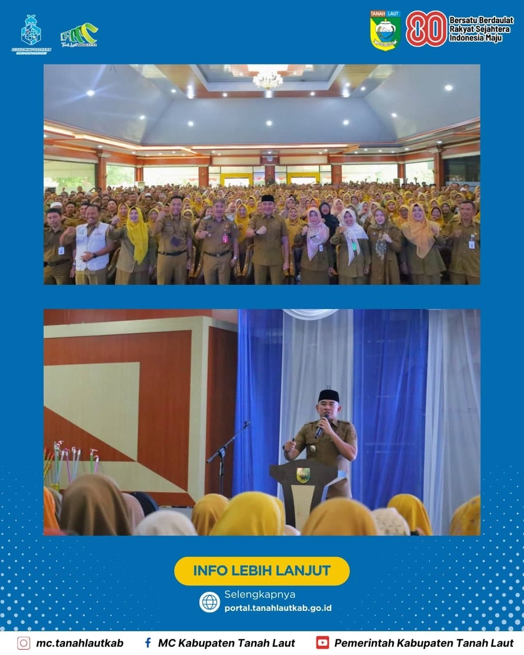 H. Rahmat Trianto Himbau Seluruh Tenaga Pendidik Komitmen Bangun Dunia Pendidikan di Tala