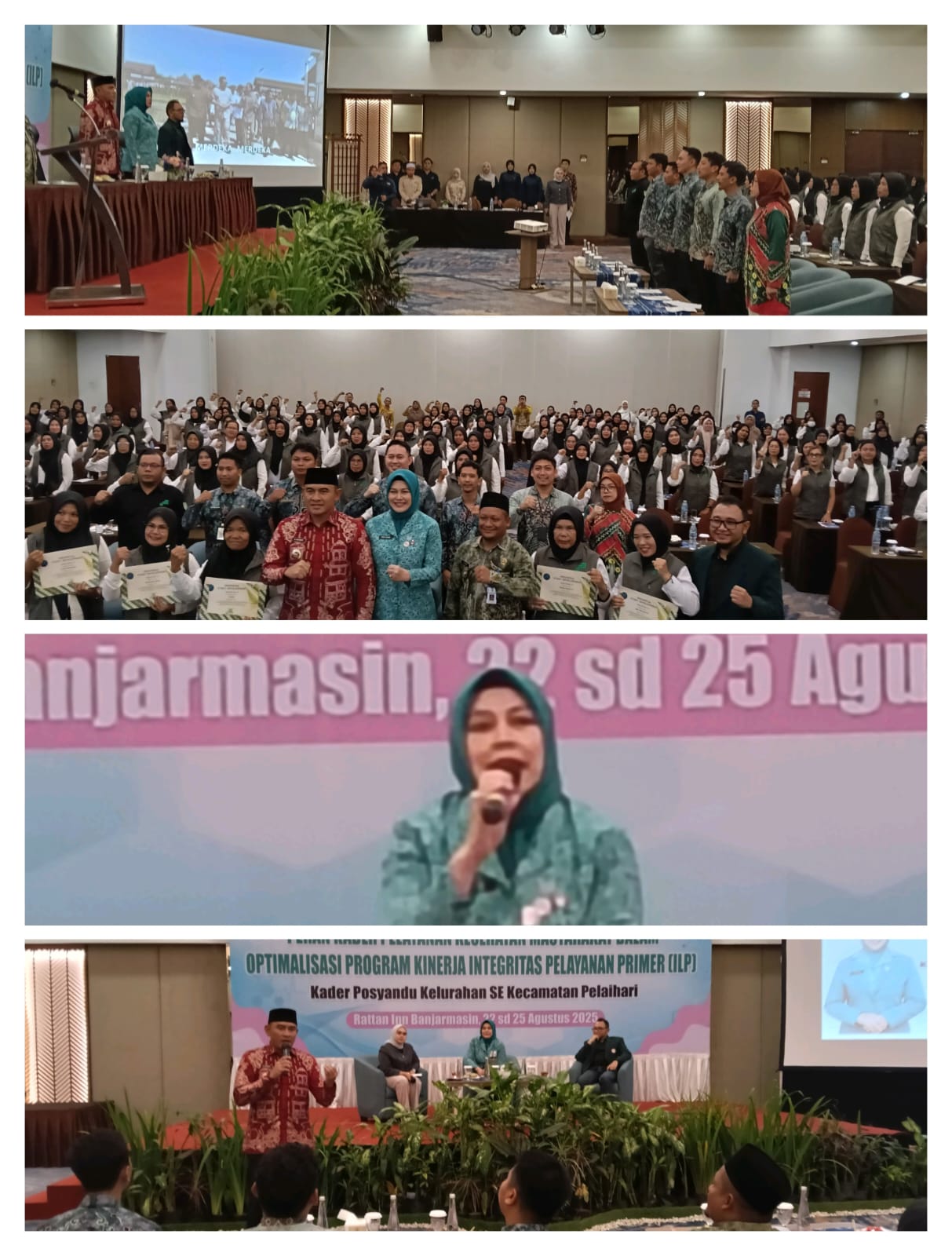 Di BIMTEK Posyandu Bupati Tala  Rahmat janjikan untuk menambah Honor Kader