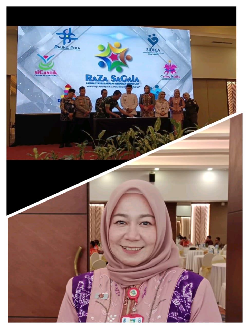 Tekan Stunting, DP3A2KB Lauching RAZA SAGALA Di Hotel  Rattan Inn Banjarmasin
