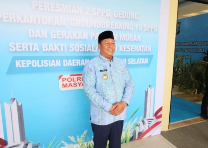 Bupati Batola Hadiri Kunjungan Kapolri di Polda Kalsel