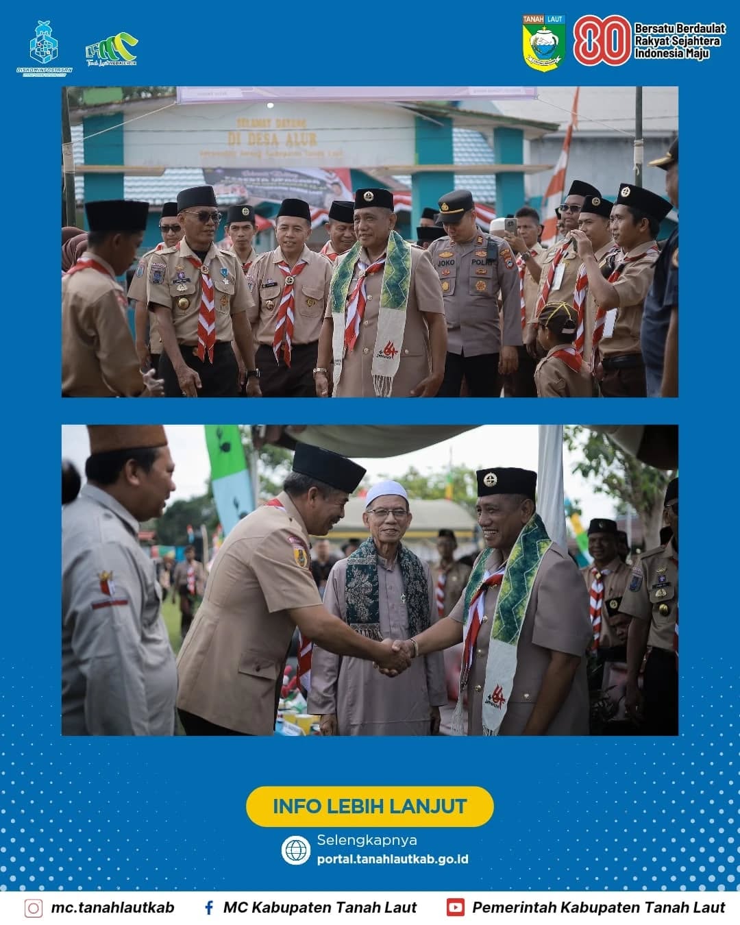 Wakil Bupati Hadiri Peringatan Hari Pramuka ke-64 Tahun 2025