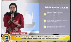 Sosialisasi Raperda Bantuan Hukum, Hj Megga Purnama Tekankan Perlindungan Warga Kurang Mampu