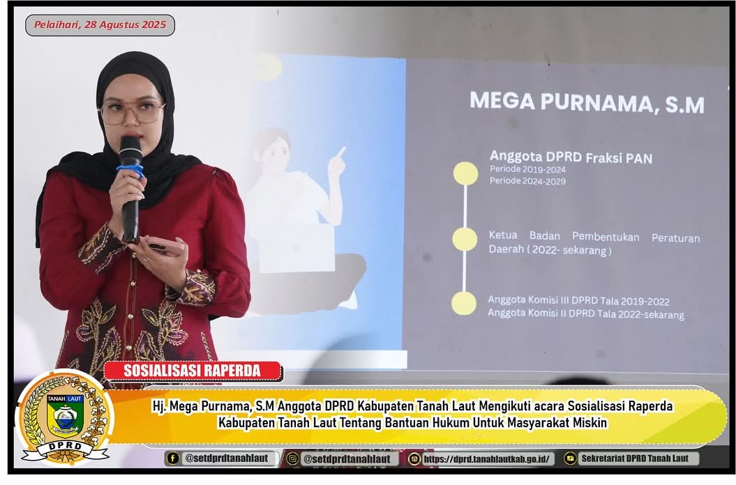 Sosialisasi Raperda Bantuan Hukum, Hj Megga Purnama Tekankan Perlindungan Warga Kurang Mampu