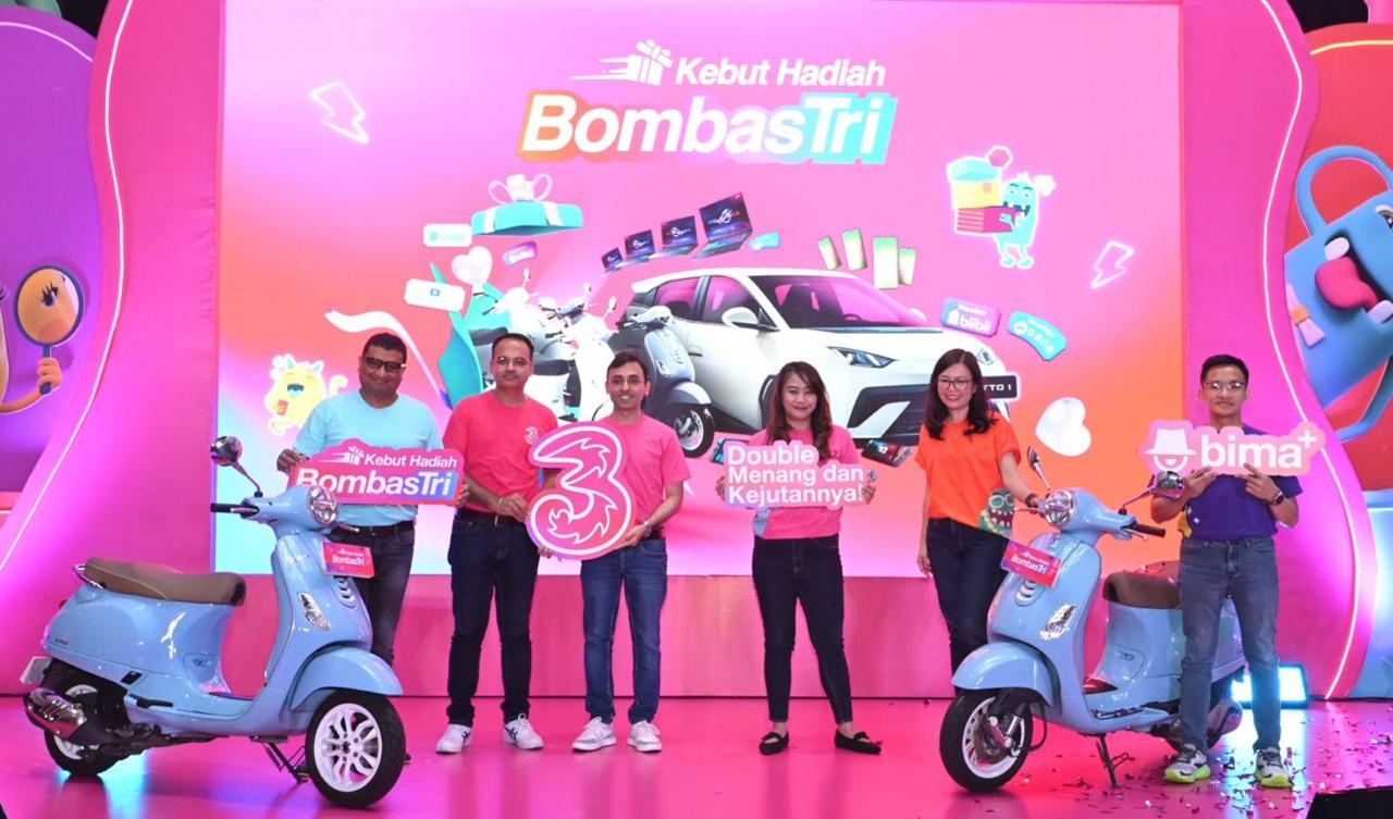Tri  Gelar Kebut Hadiah BombasTri, Serbu Hadiahnya, Double Kesempatannya