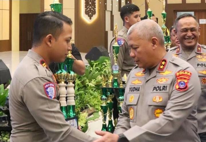 Satlantas Polres Tanah Laut Raih Juara III Lomba Penanganan Laka Lantas