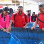 Begini Keseruan Panen Ikan di Mapolres Tanah Laut