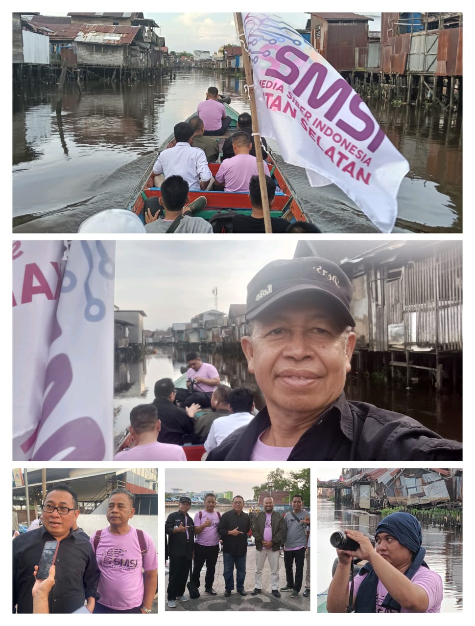 Ketum DPP SMSI : Tidak Perlu harus di tata bantaran Sungai Kalayan Banjarmasin yang penting Bersih