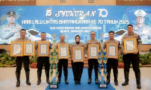 HUT Lantas ke 70, Satlantas Polres Banjar Juara I Lomba Film Pendek Polantas Menyapa