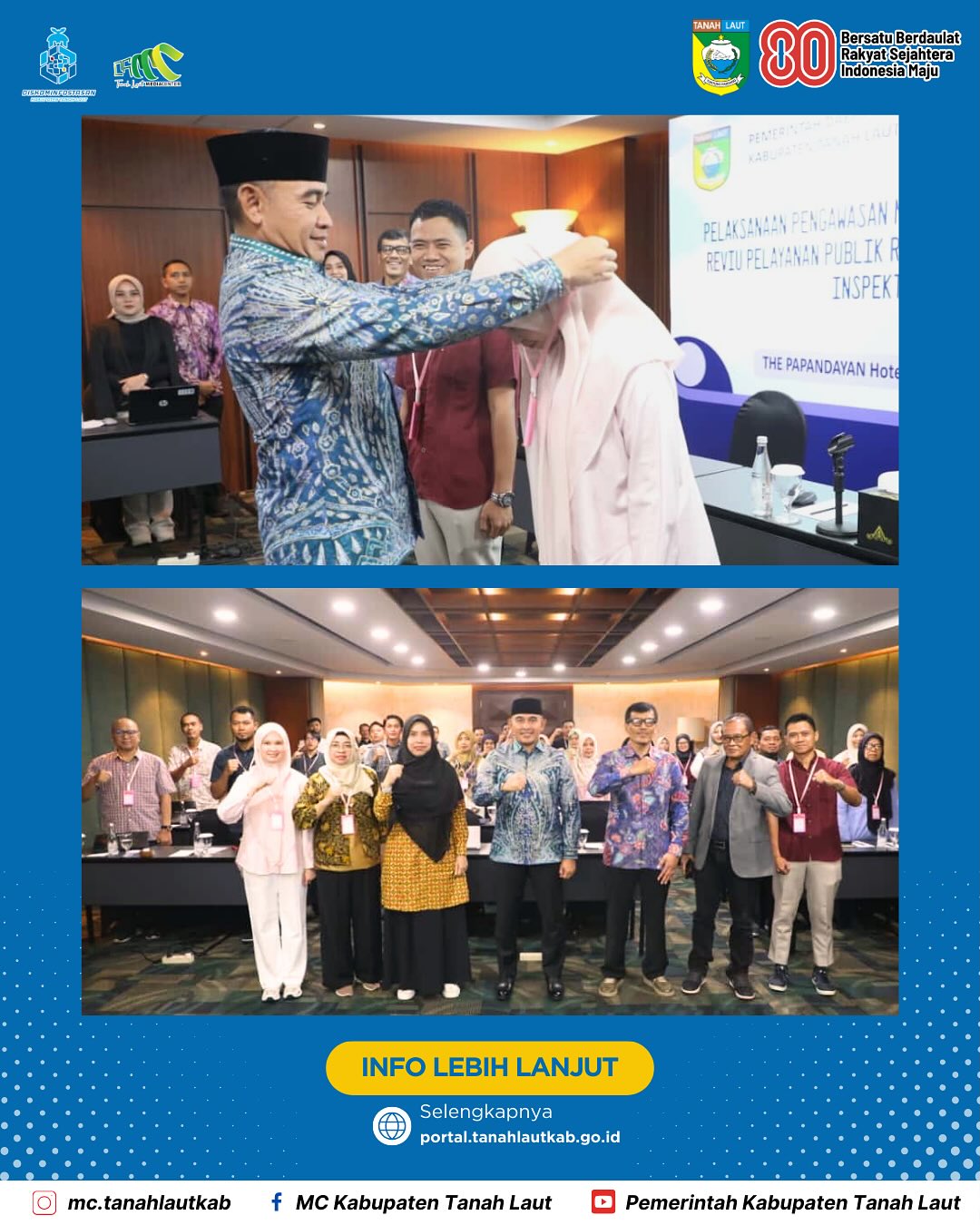 Bupati Rahmat Dukung Penuh APIP Wujudkan Tata Kelola Pemerintahan Yang Transparan dan Akuntabel