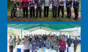Lanal Banjarmasin laksanakan Bedah Rumah di Desa Pagatan Besar Tanah Laut