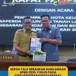 Sekda Tala Serahkan Rancangan APBD 2026, Fokus pada Kesejahteraan Masyarakat