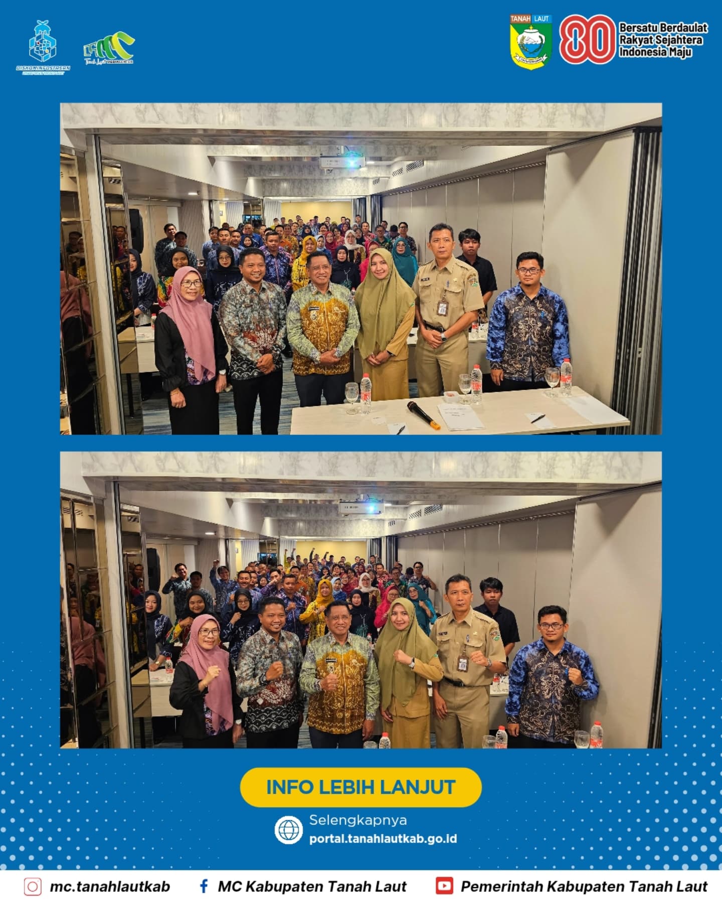 Wabup Tala H M Zazuli mengapresiasi kehadiran narasumber dari Kota Magelang dalam Kick Off Meeting Ekualisasi