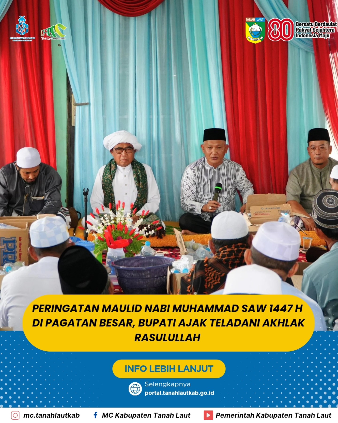Hadir di Majelis Ilmu,  InsyaAllah keberkahan akan turun bagi kita, keluarga, dan  sekitarnya