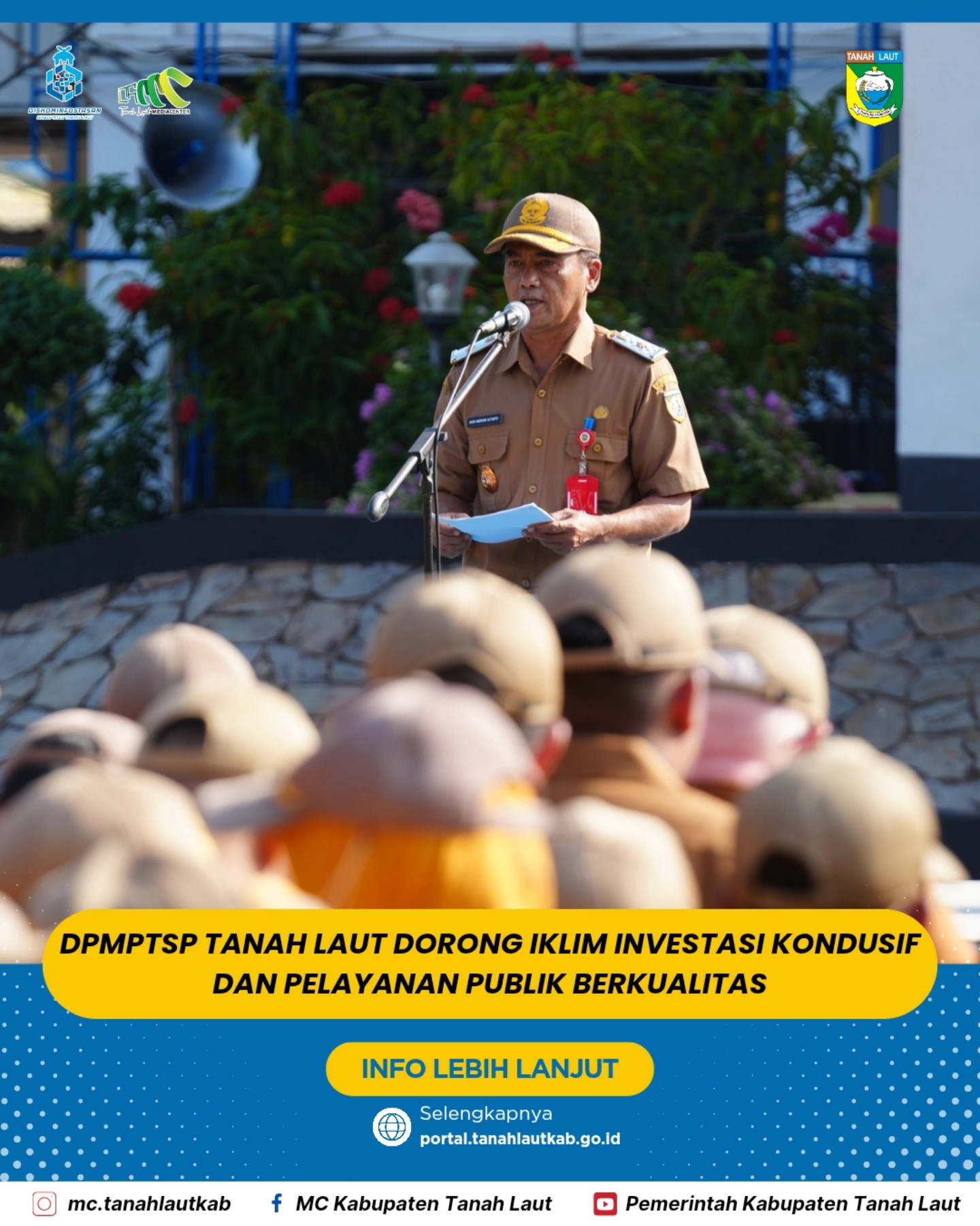 Perkuat Iklim Investasi  dengan meningkatkan pelayanan publik