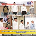 Wakil Bupati Zazuli : Jadikan Momentum disosialisasi anti Korupsi Gratifikasi Adalah Budaya Bersih di lingkungan Pemerintahan