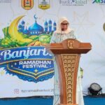Baladon Warnai  Pasar Ramadhan 1447 H yang langsung dibuka ERNA LISA HALABY Walikota Banjarbaru