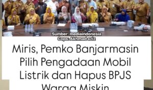 Miris Ditengah dihapusnya Kepesertaan 37 Warga Miskin, Justru Walikota Banjarmasin Beli Mobil Listrik Rp 5,2 Miliar