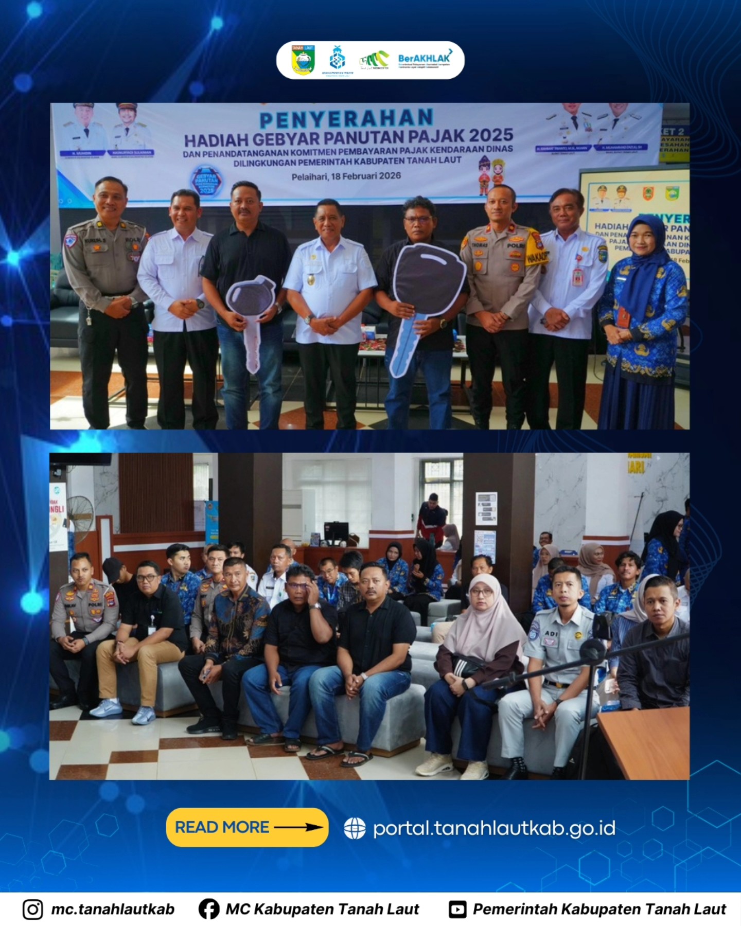 Bupati Tanah Laut serukan perangkat daerah pastikan kendaraan Dinasnya tertib administrasi