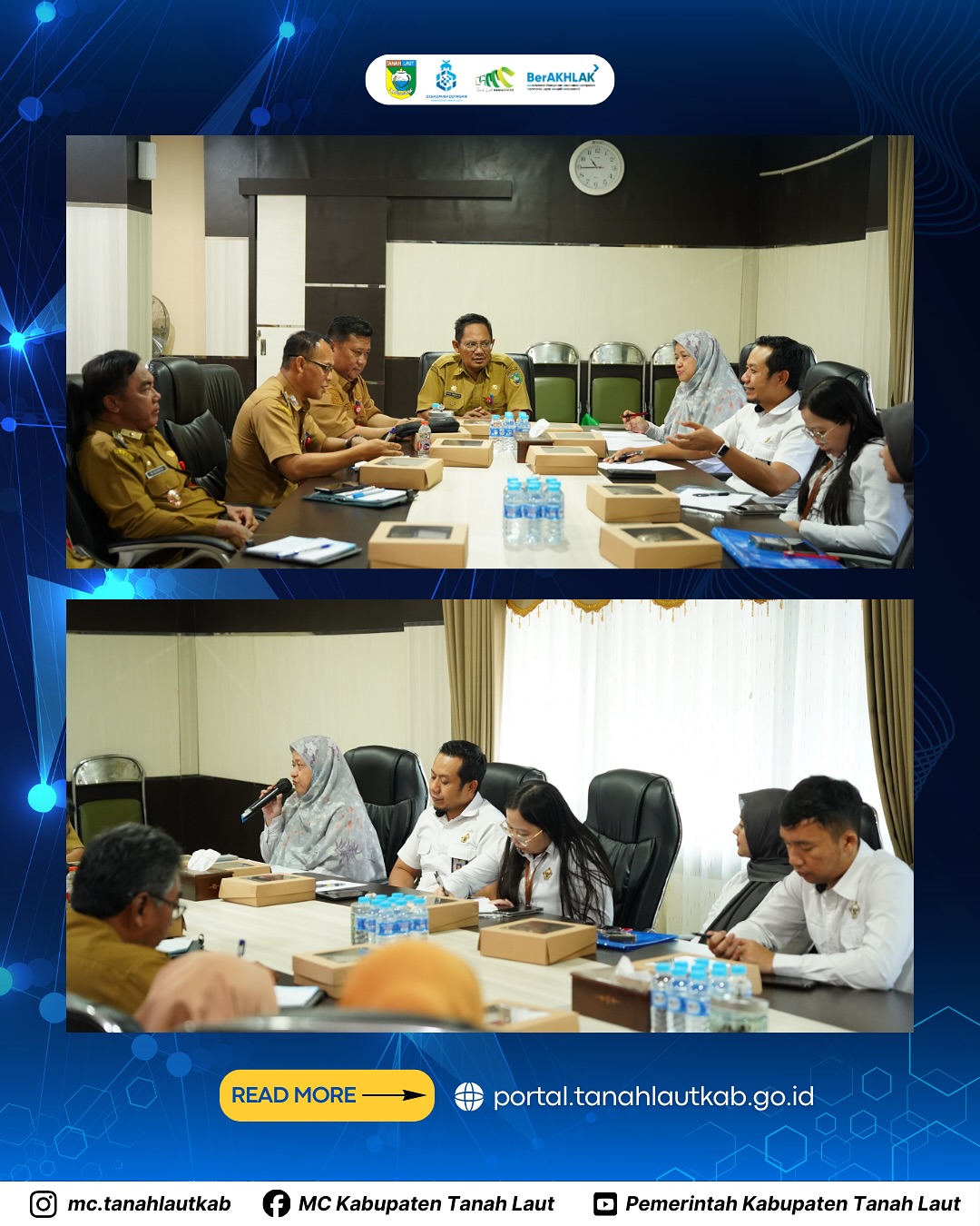 (BPK) Gelar Kegiatan pemeriksaan tahun Anggaran 2025 Pemkab. Tanah Laut