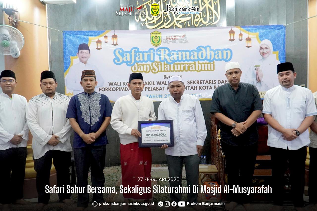 Masjid Al-Musyarafah, Pasar Lama jadi bermakna atas kehadiran Walikota HM Yamin