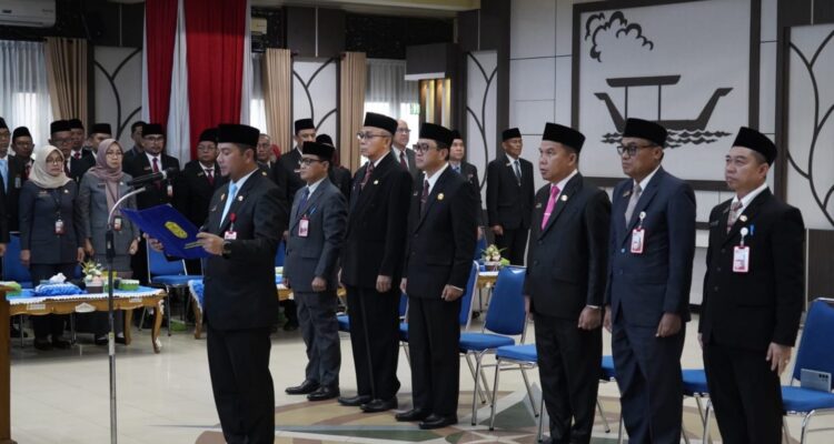 Walikota Yamin Lantik 7 Pejabat Pratama, Sekda Banjarmasin Ikut Tergeser