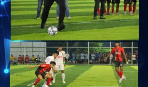 Bupati  Tala Rahmat resmi membuka Ramadahan Soccer Festival