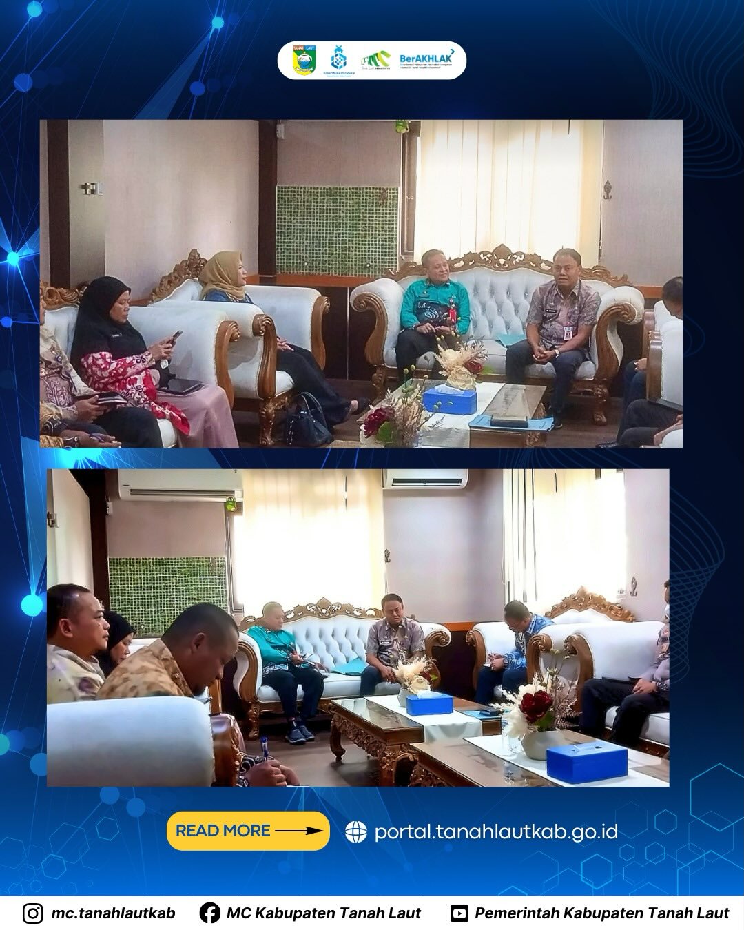 Selesaikan Oknum Kades Bermasalah, Pekab. Tanah Laut gelar Rapat Koordinasi