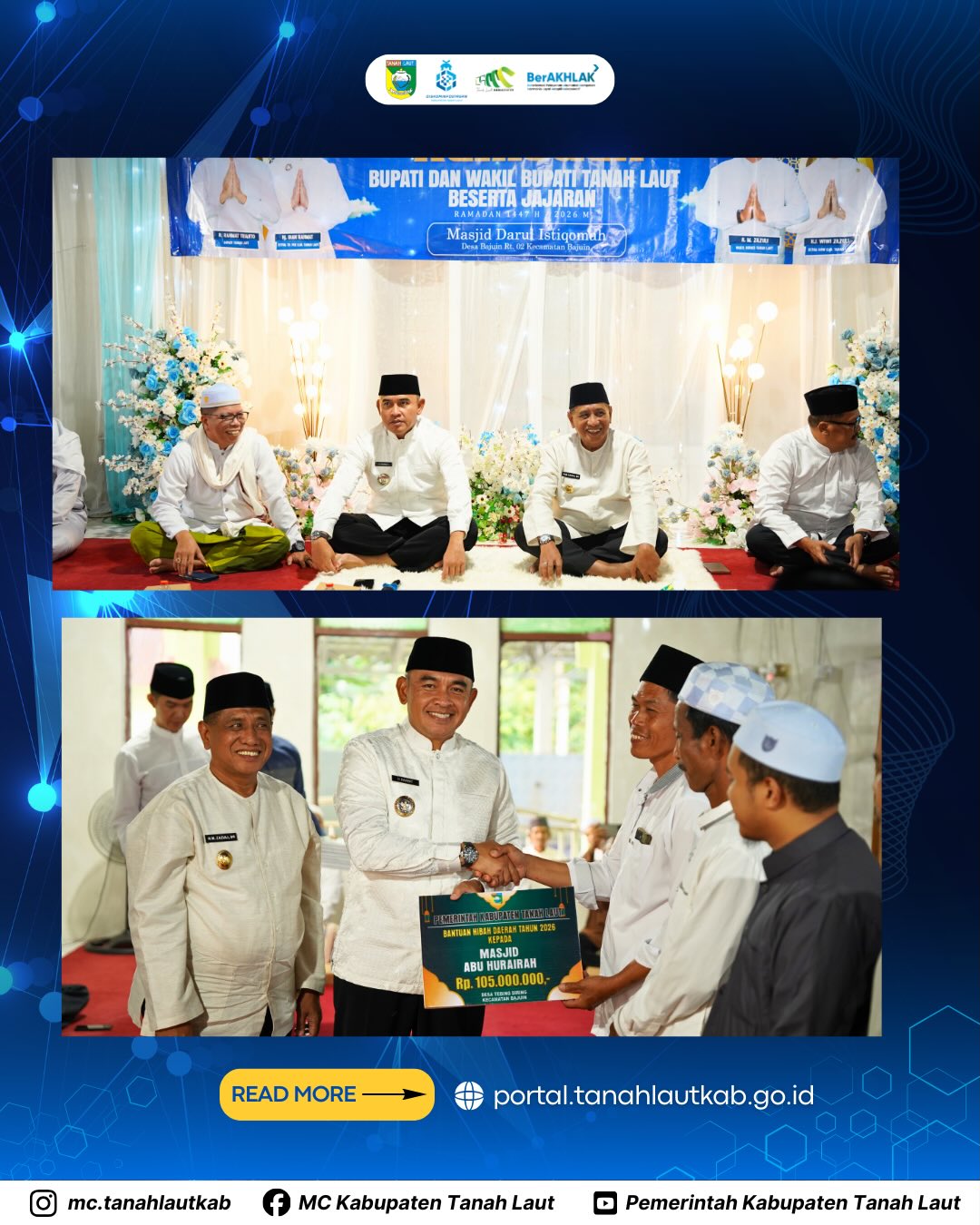 Bupati Rahmat : Komitmen Tuntaskan Infrastruktur Jalan dan Jembatan di Bajuin Bupati Rahmat : Komitmen Tuntaskan Infrastruktur Jalan dan Jembatan di Bajuin