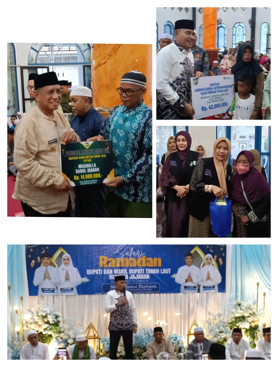 Ini kata Bupati Rahmat sekilas Usai di Safari Ramadhan tentang Kecamatan Bati Bati Tanah Laut