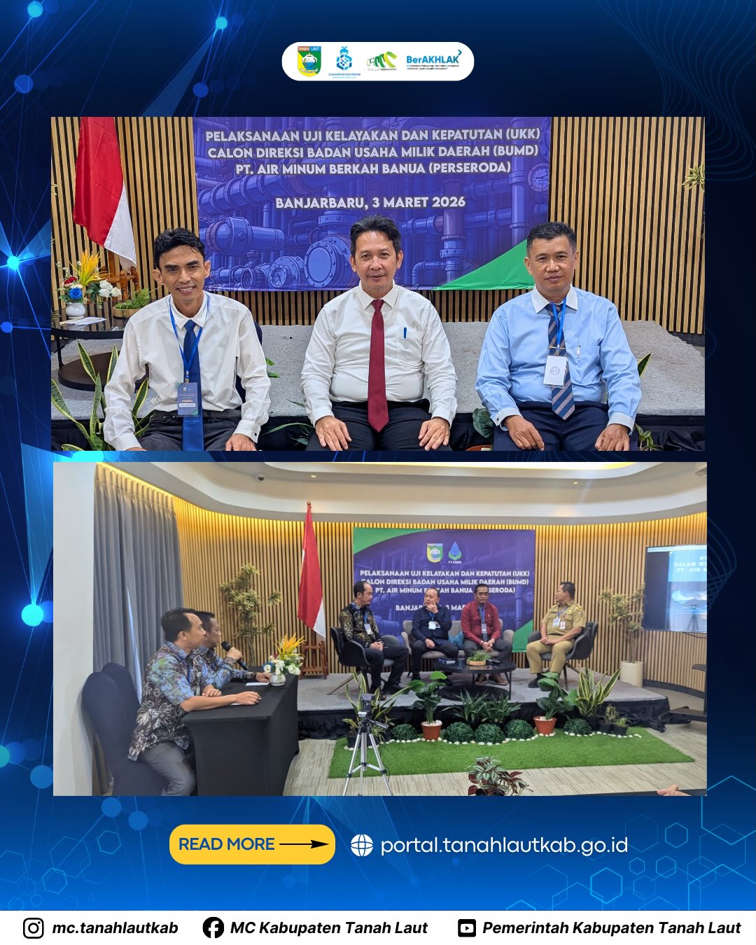 3 Kandidat Direksi PT A M Berkah Banua Jalani Uji Kelayakan dan Kepatutan 3 Kandidat Direksi PT A M Berkah Banua Jalani Uji Kelayakan dan Kepatutan