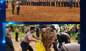 Dukung Program Indonesia Asri, FORKOPIMDA Tala bersama Dinas Pariwisata adakan aksi Bersih di Pantai Takisung