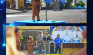 Ini Kata Sekda Tanah Laut Sampaikan Pesan Bupati di  Apel Gabungan