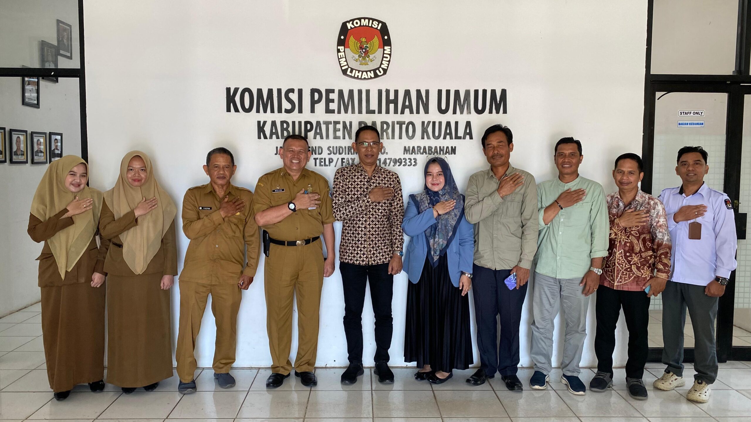 Sukseskan Pilkades 2026, DPMD Barito Kuala Koordinasi ke KPU dan Bawaslu