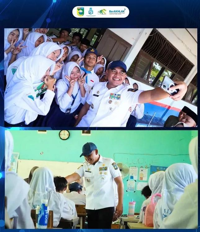 Dikunjungan Bupati ke SMP1 Kurau, PemKab Tanah Laut dukung penuh tingkatkan kualitas SDM