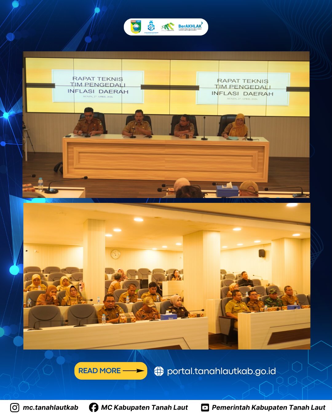 Gelar Rapat Teknis TPID, harapkan  sistem informasi terkelola Diskominfostasan, untuk saling terkoneksi