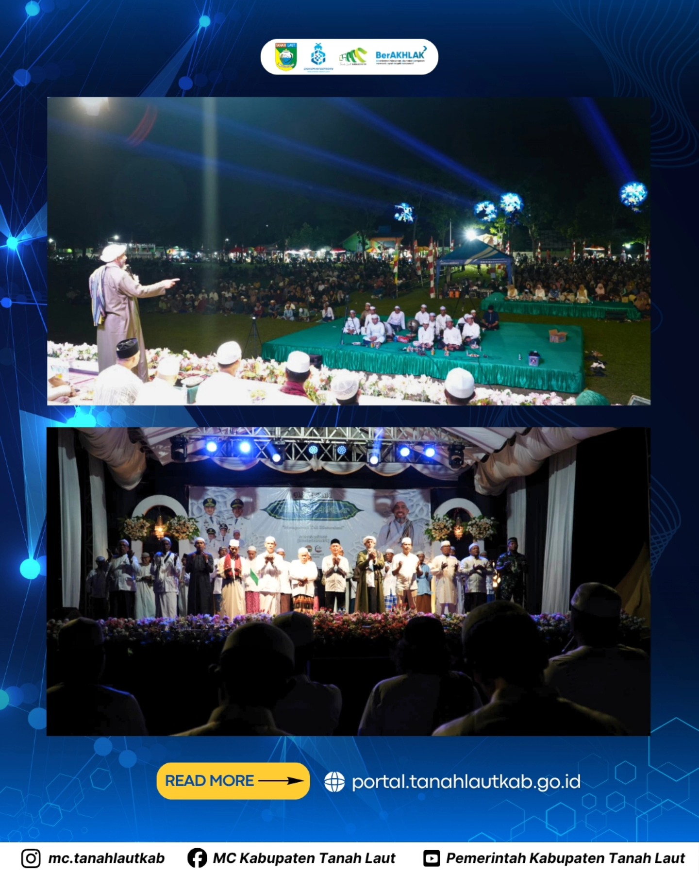 Tabligh Akbar  Perkuat Iman dan Taqwa Masyarakat serta segarkan Hati dan Pikiran