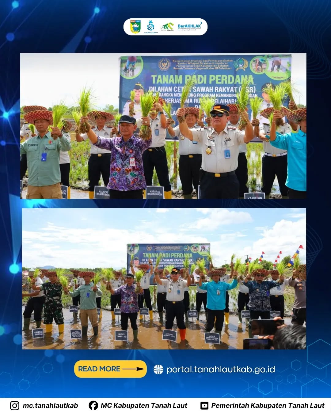 Bupati berika Apresiasi atas Kolaborasi antara Rutan Pelaihari dan BPP Kabupaten Tala