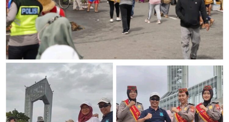 Bundaran Besar jadi Pusat Car Free Day yang nyaman Aman buat Warga Kota Palangka Raya Sekitarnya