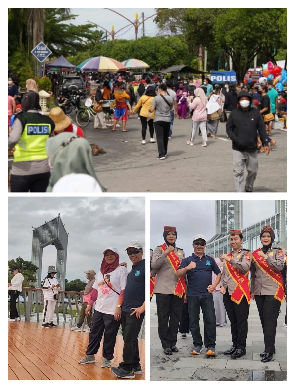 Bundaran Besar jadi Pusat Car Free Day yang nyaman Aman buat Warga Kota Palangka Raya Sekitarnya