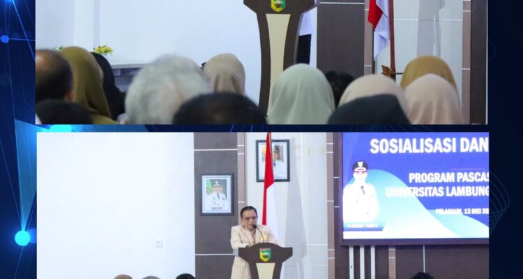 Bupati Tanah Laut nyatakan dukungan Penuh pengembangan SDM di daerahnya dalam sosialisasi STUDI S3 ULM
