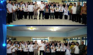 Bupati Rahmat memberikan motivasi kepada para lulusan SMK-PP Pelaihari