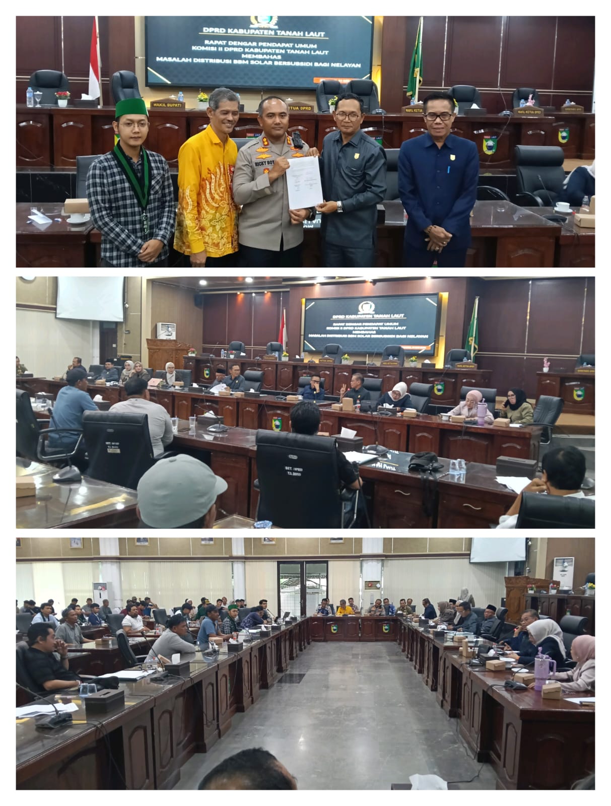 Usai Demo Kelangkaan Solar buat nelayan, DPRD Tanah Laut Gelar RDPU Usai Demo Kelangkaan Solar buat nelayan, DPRD Tanah Laut Gelar RDPU