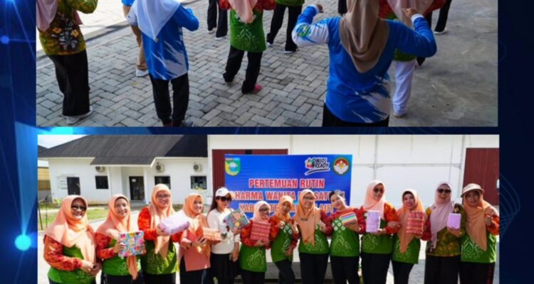 Pertemuan Rutin DWP Tanah Laut Pererat Silaturahmi dan Dorong Gaya Hidup Sehat
