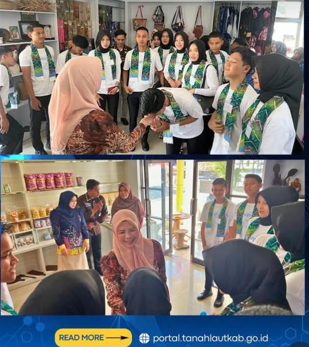 Finalis Putra Putri Pariwisata Tanah Laut diajak kembangkan Potensi Daerah PROMOKAN Produk Unggulan Daerah