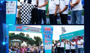 Saat Melepas Fun Walk Di Tanah Laut, OJK mengingatkan Masyarakat waspada terhadap berbagai modus penipuan Saat Melepas Fun Walk Di Tanah Laut, OJK mengingatkan Masyarakat waspada terhadap berbagai modus penipuan