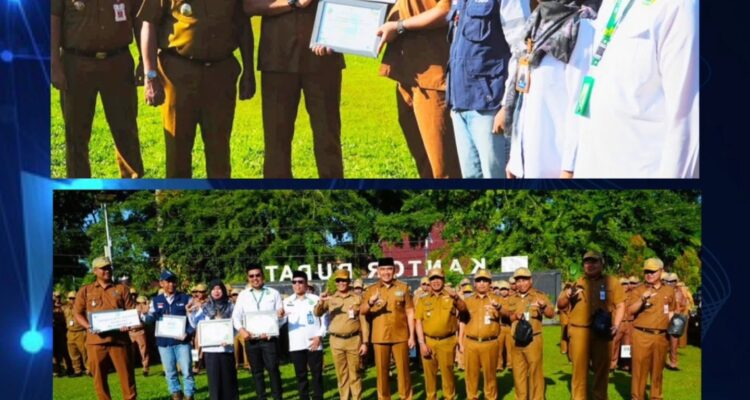 Perkuat Pelestarian Lingkungan, Bupati Tala serahkan Pohon ulin kepada Semua Pihak