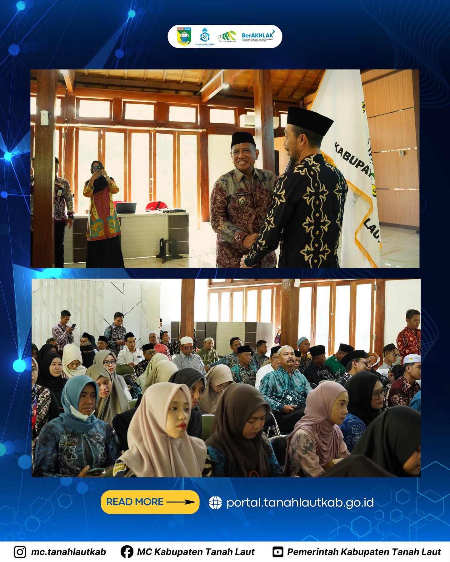 Wakil Bupati Tanah Laut Lepas Kafilah MTQ Nasional ke-37 Tingkat Provinsi Kalimantan Selatan