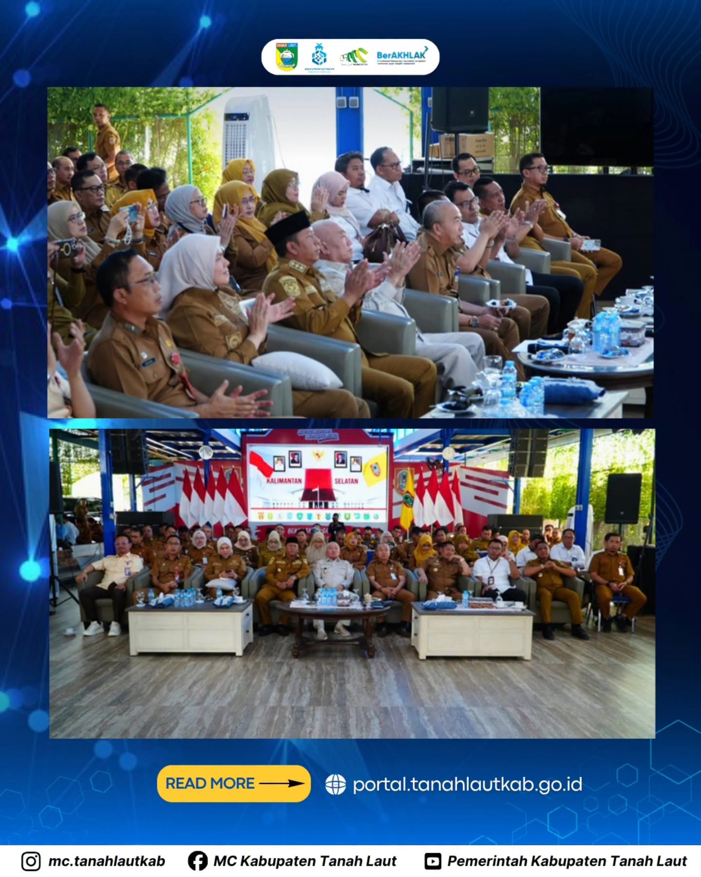 Zazuli Wakil Bupati Tanah Laut Ikuti Peresmian Inpres Jalan Daerah oleh Presiden RI