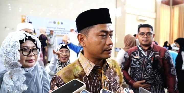 Kepulangan jemaah haji ini membawa dampak positif bagi lingkungan mereka masing-masing, kata Walikota Yamin