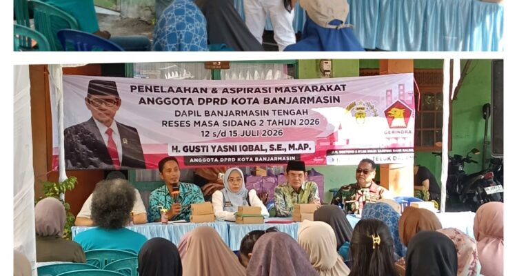 Perhatikan POKIR, Reses Anggota DPRD Banjarmasin Iqbal di Kelurahan Teluk Dalam & Telawang disambut penuh antusias oleh warga